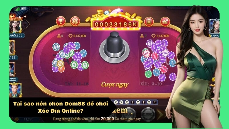 Tại sao nên chọn Dom88 để chơi Xóc Đĩa Online?